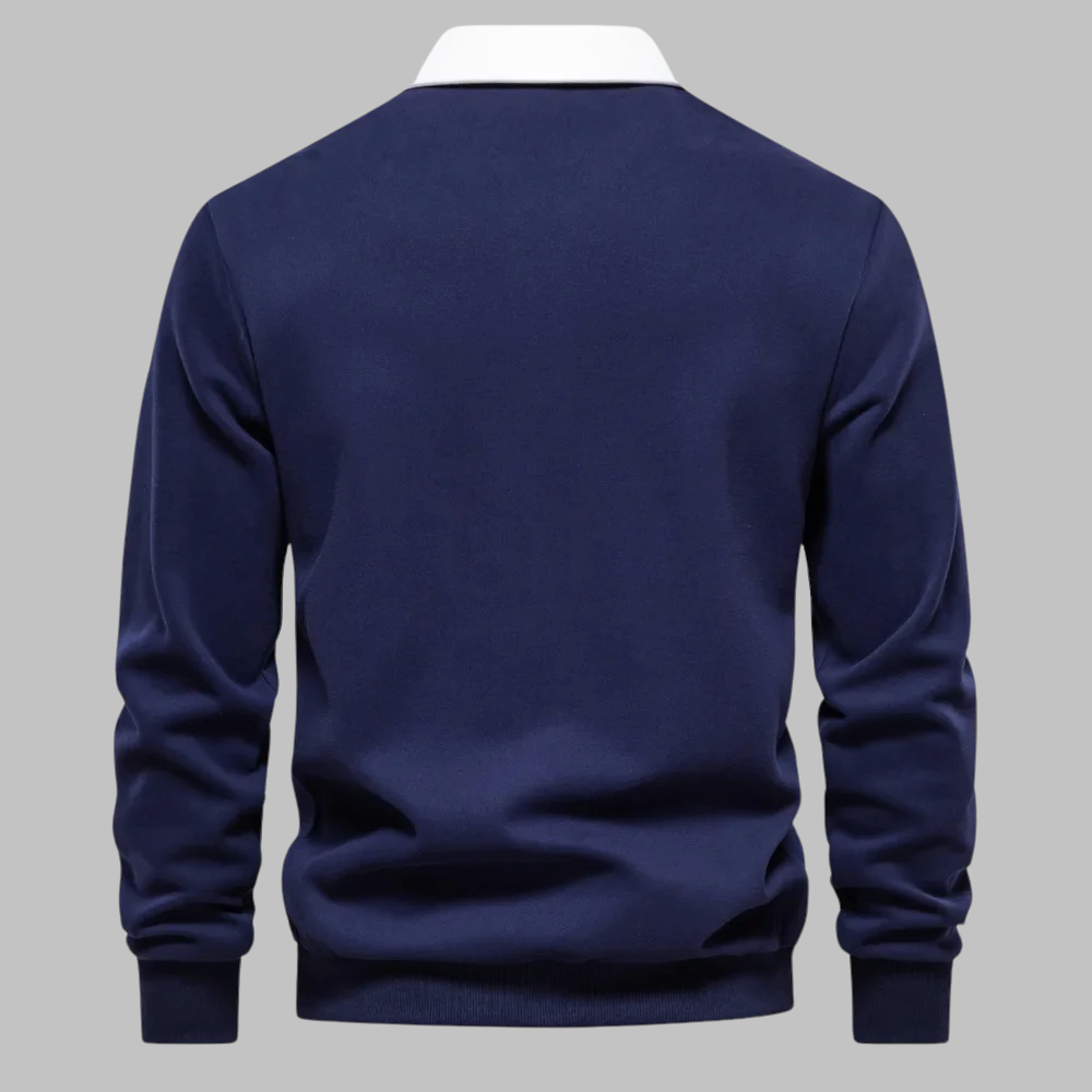 Dante™ Klassieke Herensweater met Polokraag